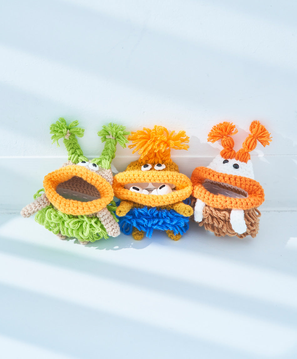 毛糸のエアポッズケース もじゃち (AirPods第1/2世代)