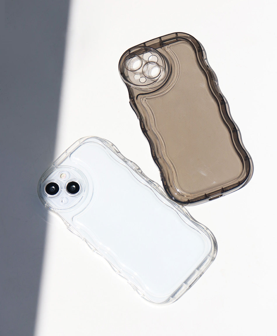 アクスタ クリアカラー ウェーブ iPhoneケース 16/16PRO