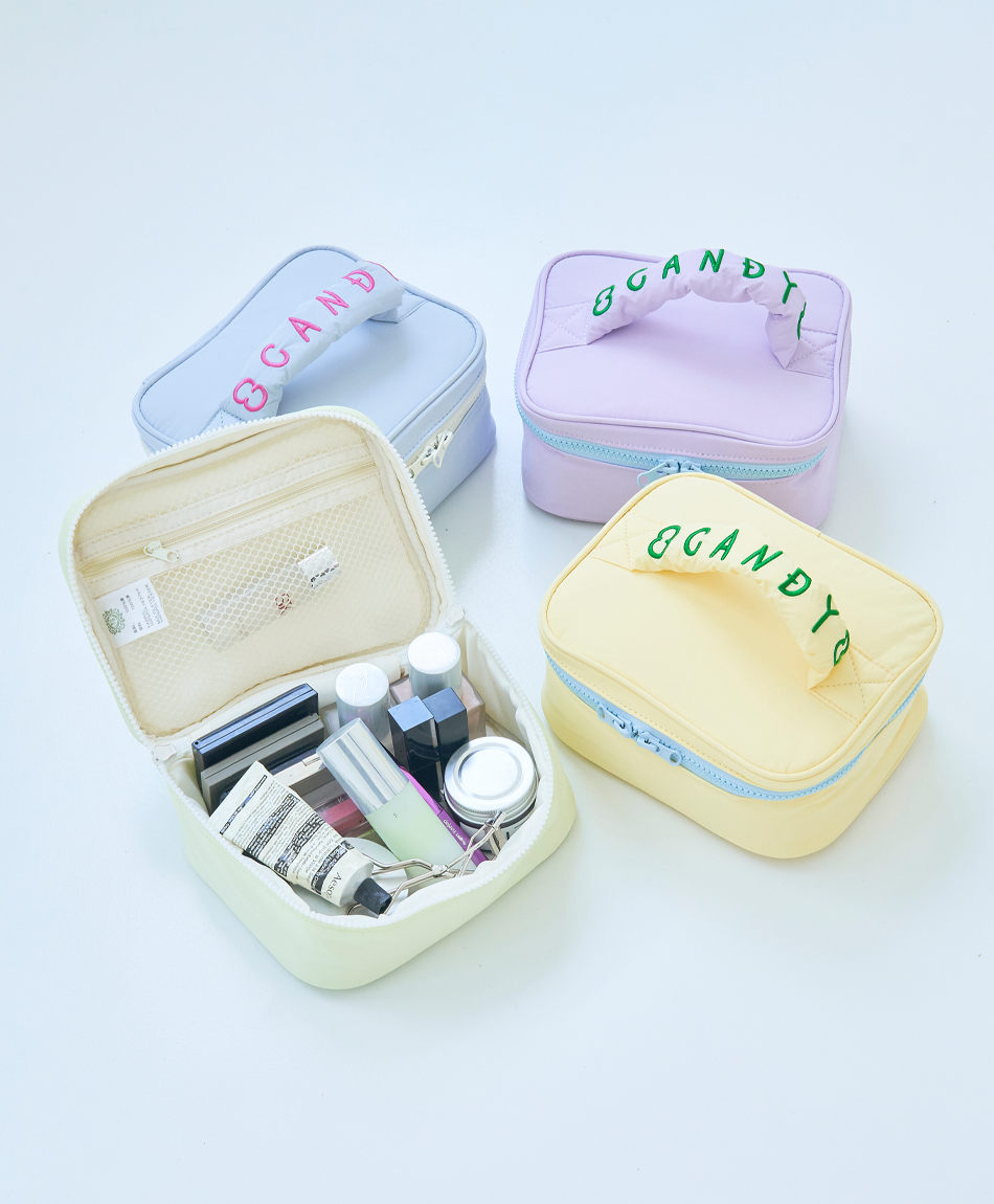メイクポーチ パステルカラー