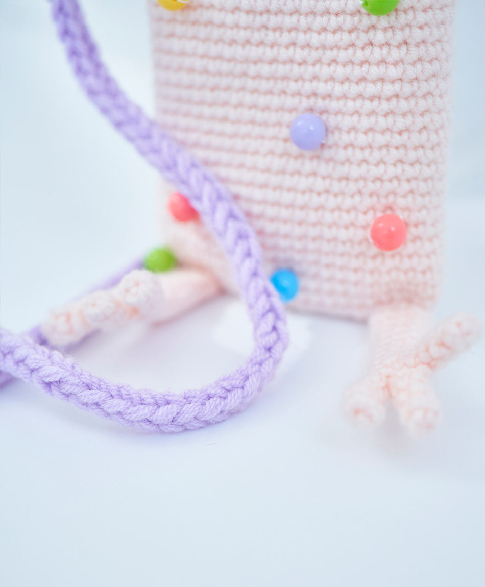 〈紅林大空コラボ〉毛糸のマルチポーチ トリハダ