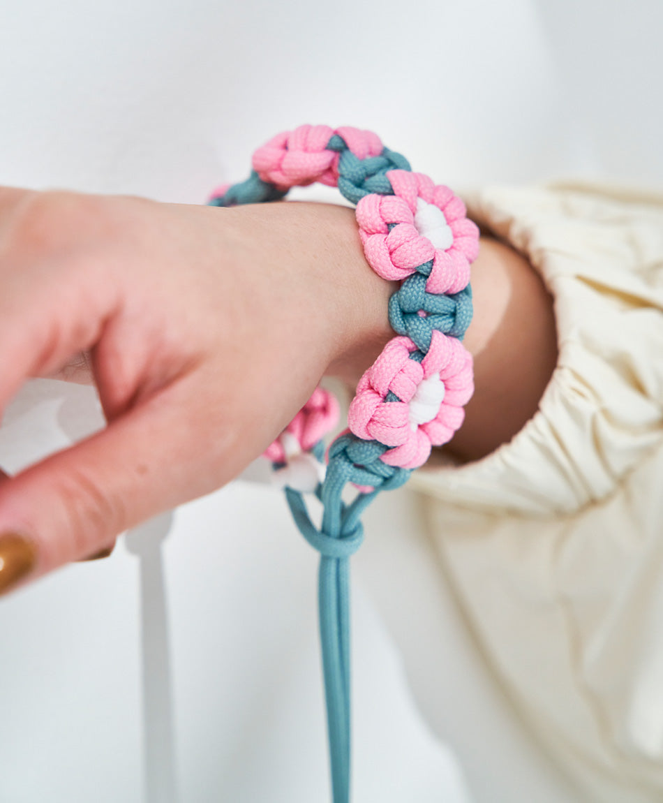 花編み スマホストラップ