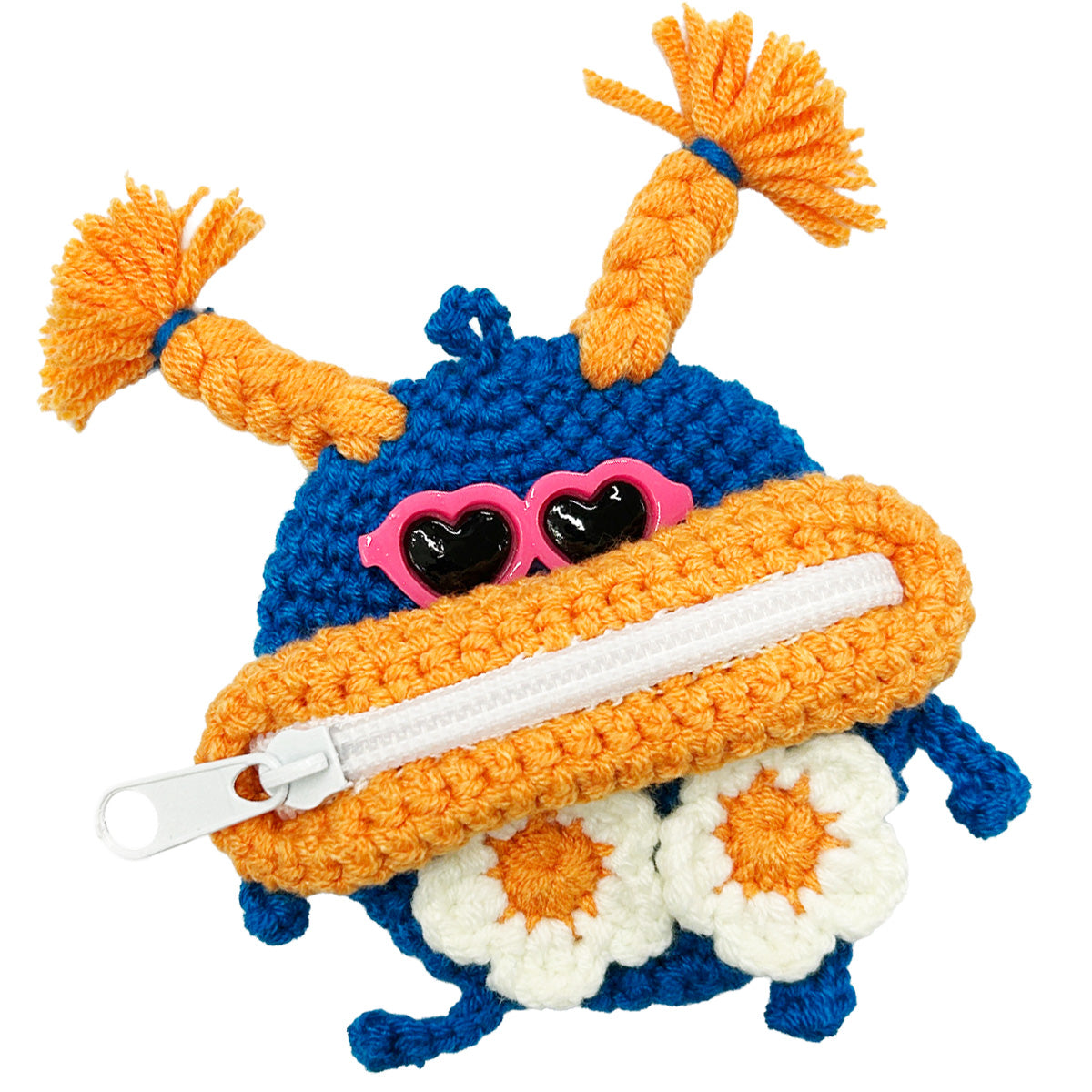 毛糸のマルチケース バカンス マリンブルー