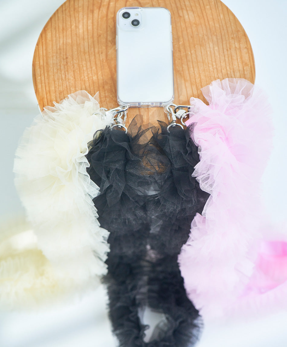 チュール ストラップ ロング