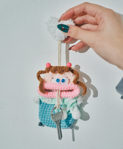 【数量限定】毛糸のキーケース 冬シリーズ