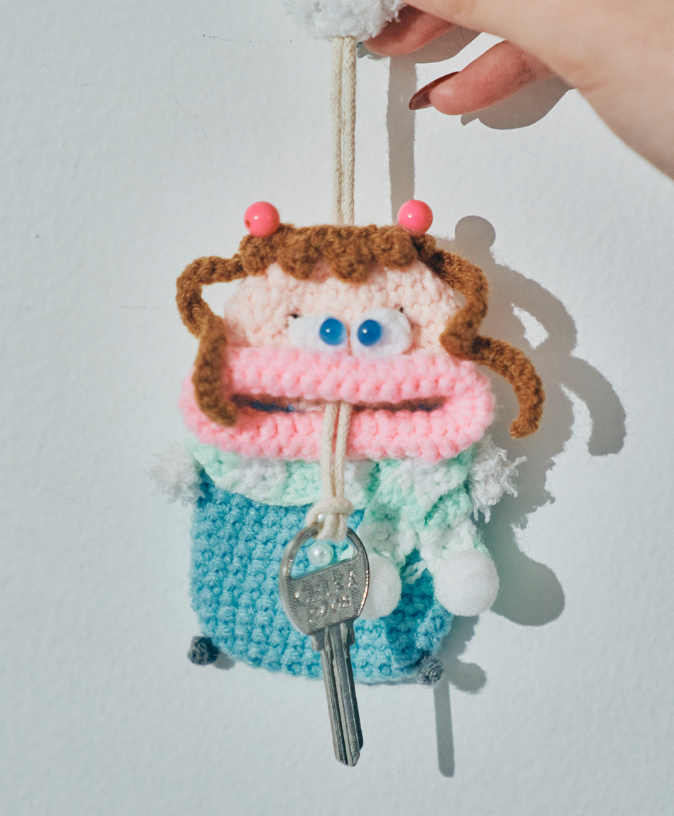 【数量限定】毛糸のキーケース 冬シリーズ