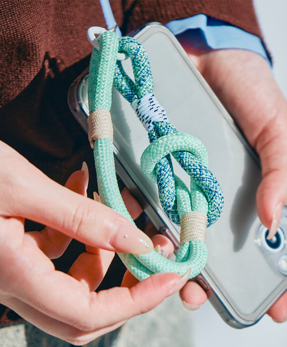 カラフルショート ストラップ 8.0mm ロープ