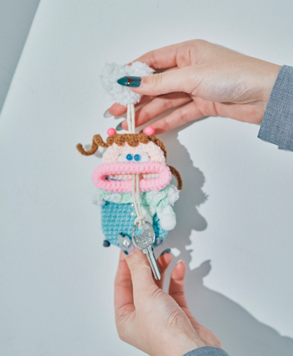 【数量限定】毛糸のキーケース 冬シリーズ