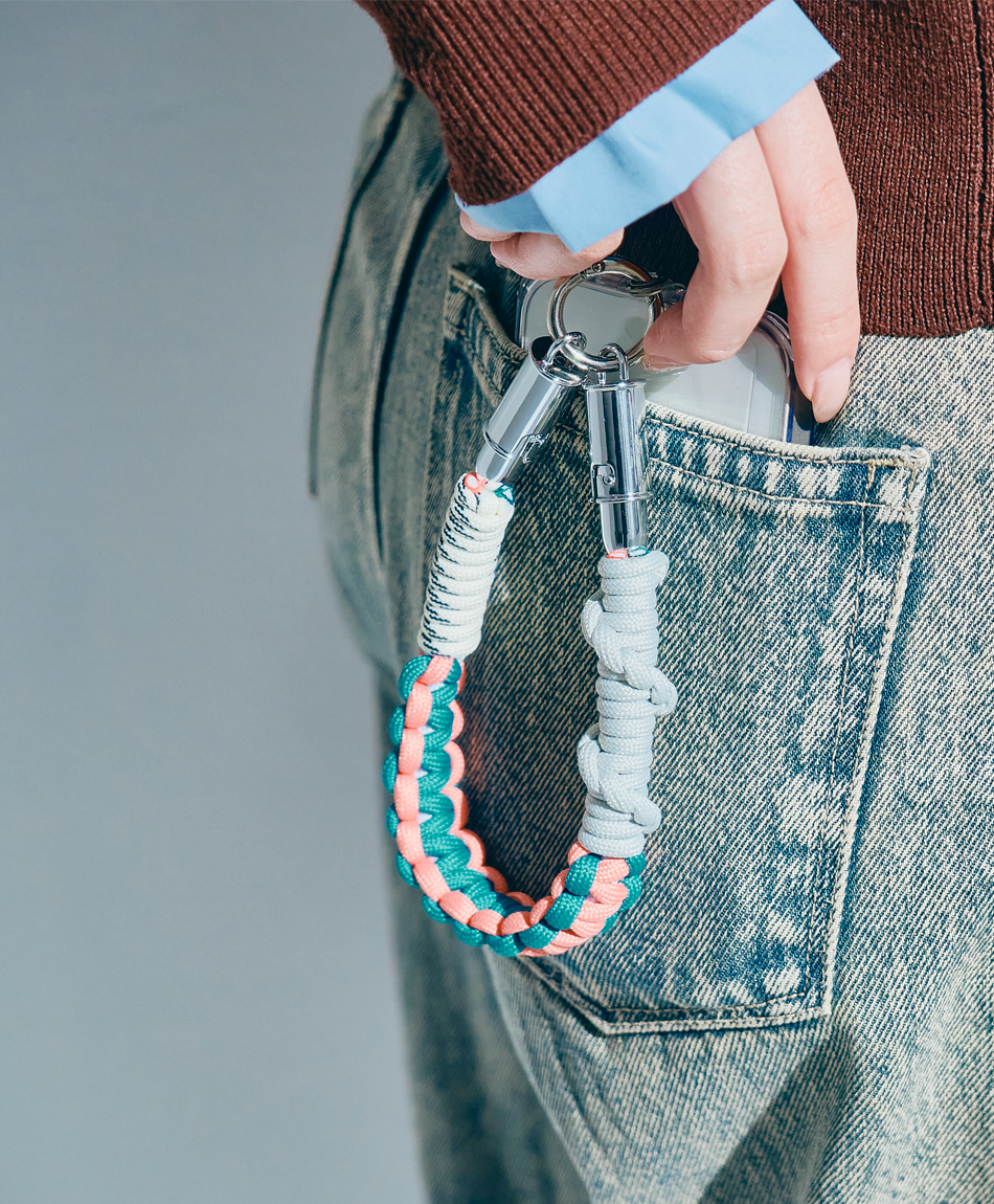 ソロモン編み ショートストラップ 〈ケーブルタイプ Type-C to C〉