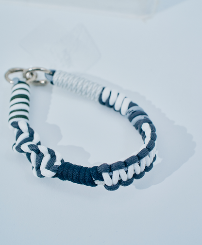 ソロモン編み ショートストラップ マルチカラー3