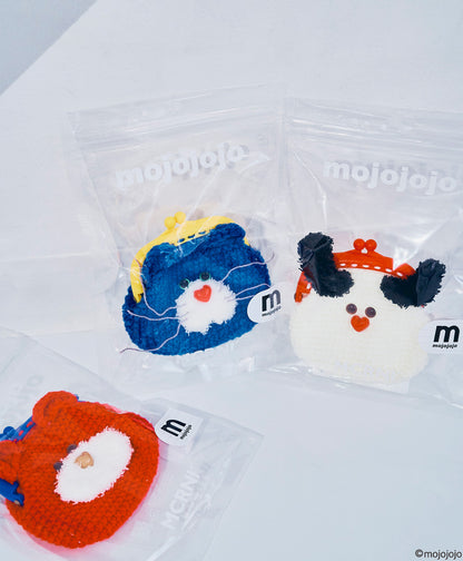 ＜MCRNI’ × mojojojo＞毛糸のがま口ポーチ
