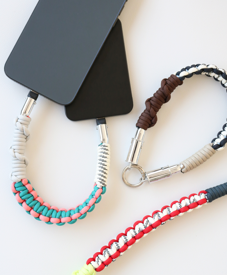 ソロモン編み ショートストラップ 〈ケーブルタイプ Type-C to C〉