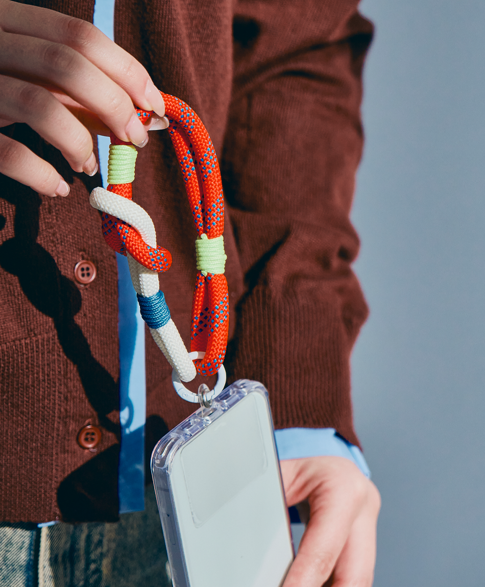 カラフルショート ストラップ 8.0mm ロープ