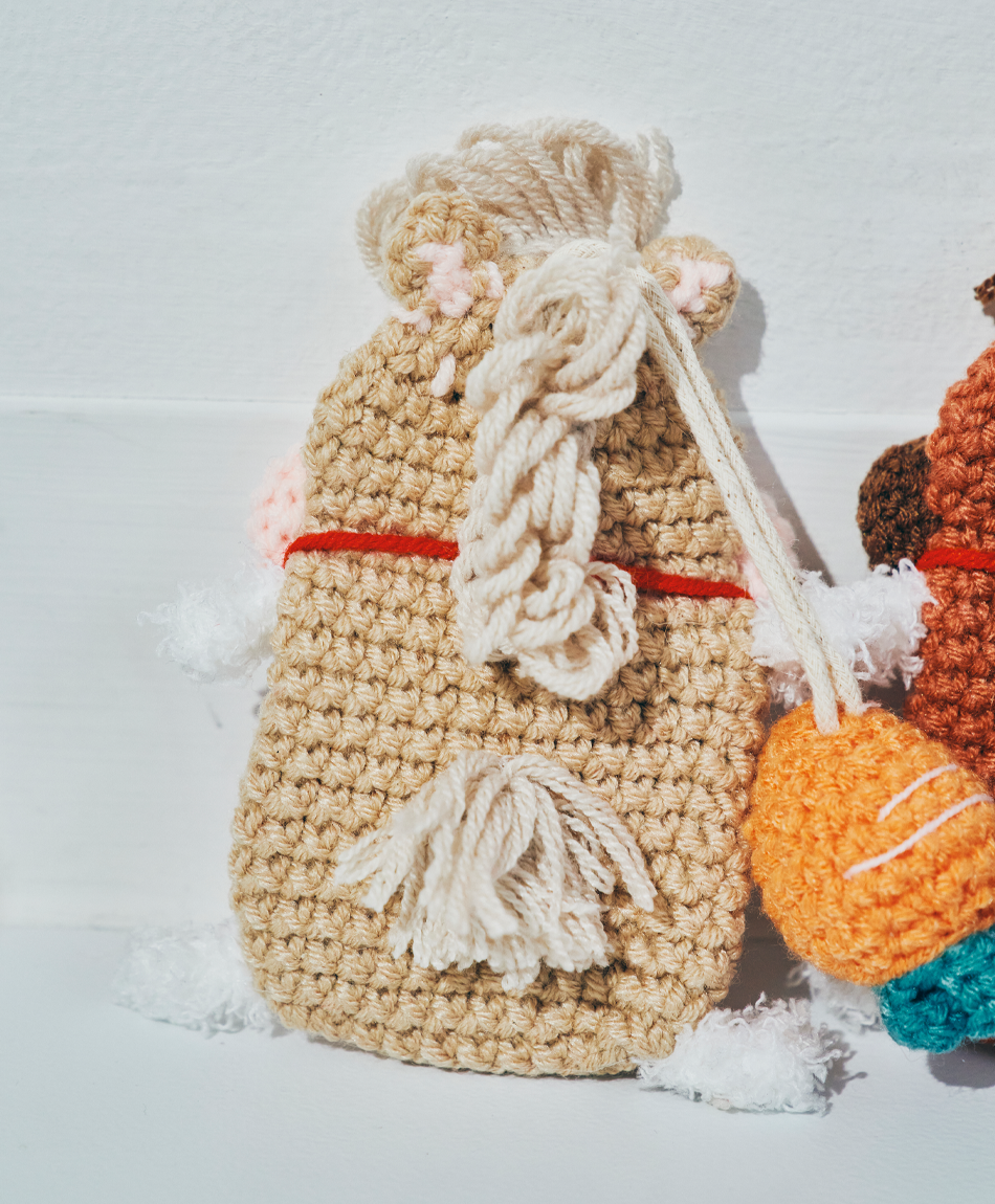 【数量限定】毛糸のキーケース 2026干支 午年バージョン