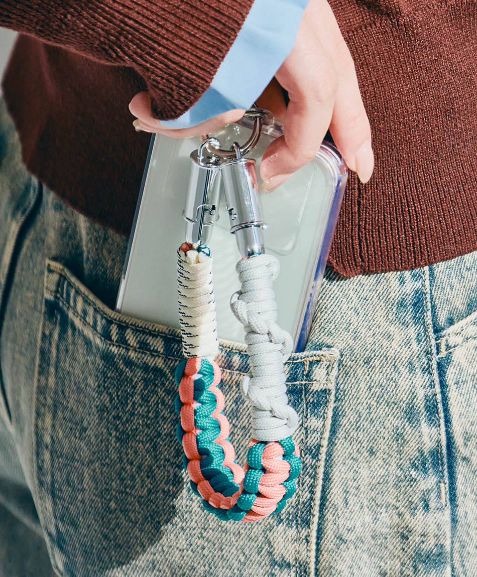 ソロモン編み ショートストラップ 〈ケーブルタイプ Type-C to C〉