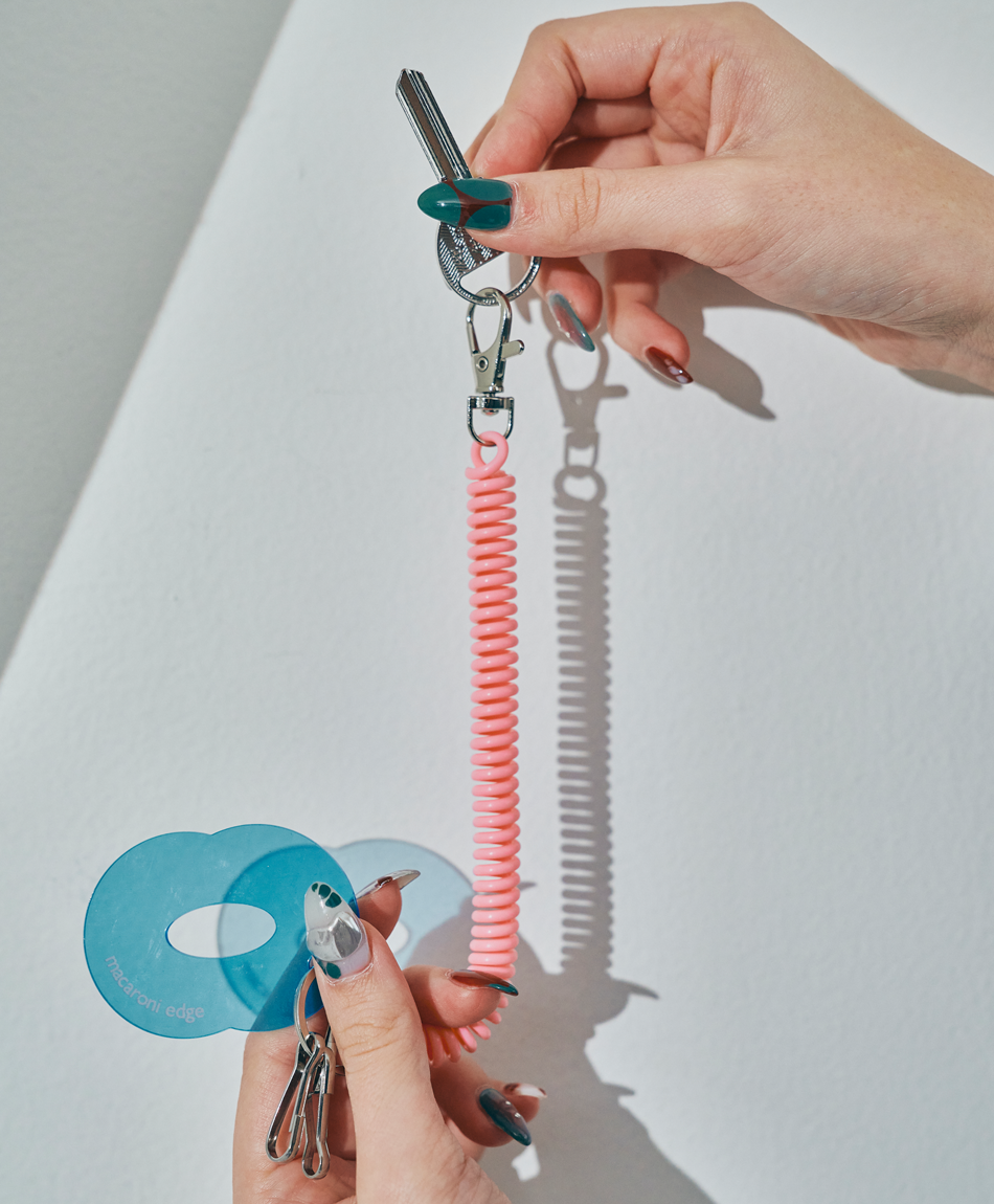 カラフルコイルキーチャーム