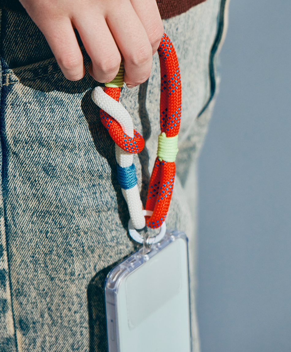 カラフルショート ストラップ 8.0mm ロープ