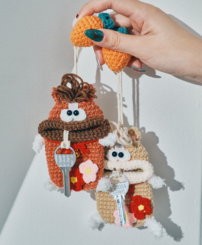 【数量限定】毛糸のキーケース 2026干支 午年バージョン