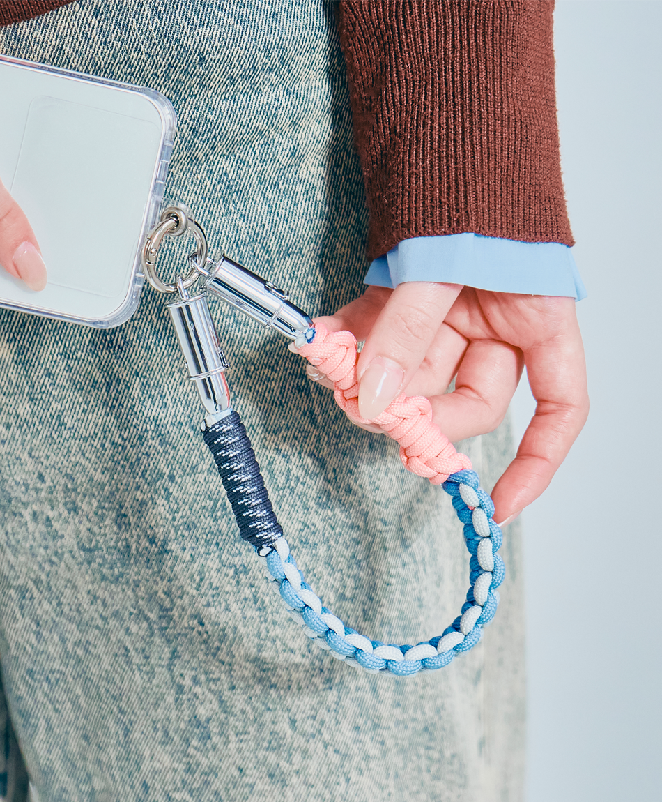 ソロモン編み ショートストラップ 〈ケーブルタイプ Type-C to C〉