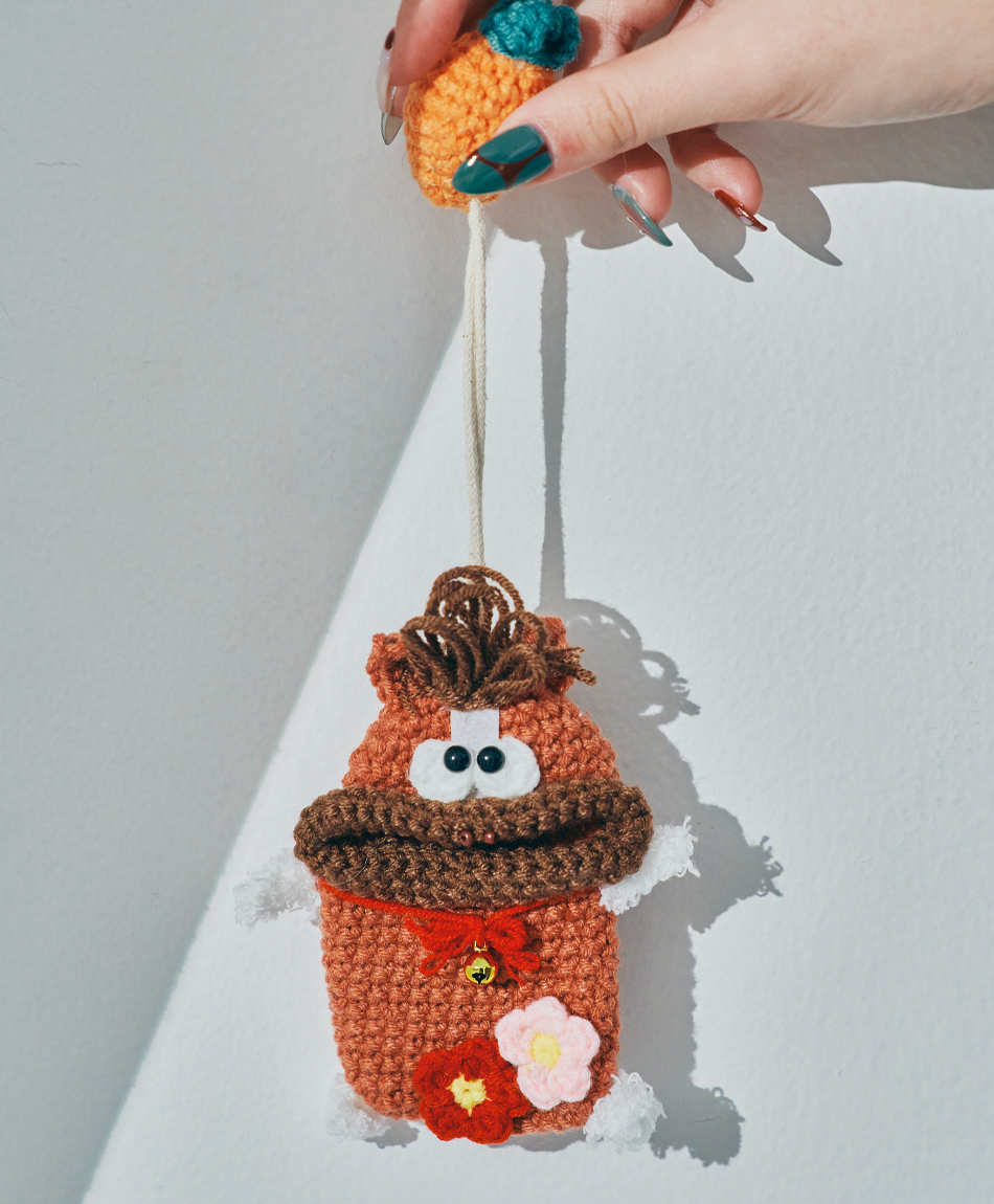 【数量限定】毛糸のキーケース 2026干支 午年バージョン