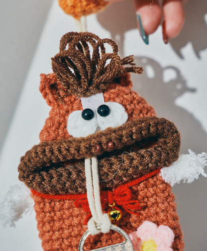 【数量限定】毛糸のキーケース 2026干支 午年バージョン