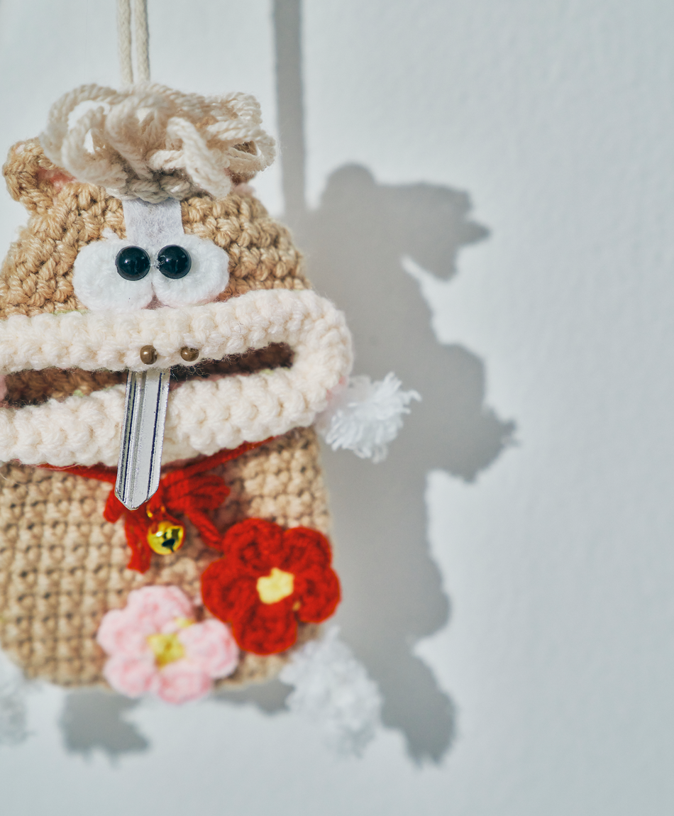 【数量限定】毛糸のキーケース 2026干支 午年バージョン