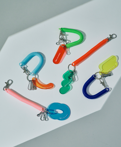 カラフルコイルキーチャーム