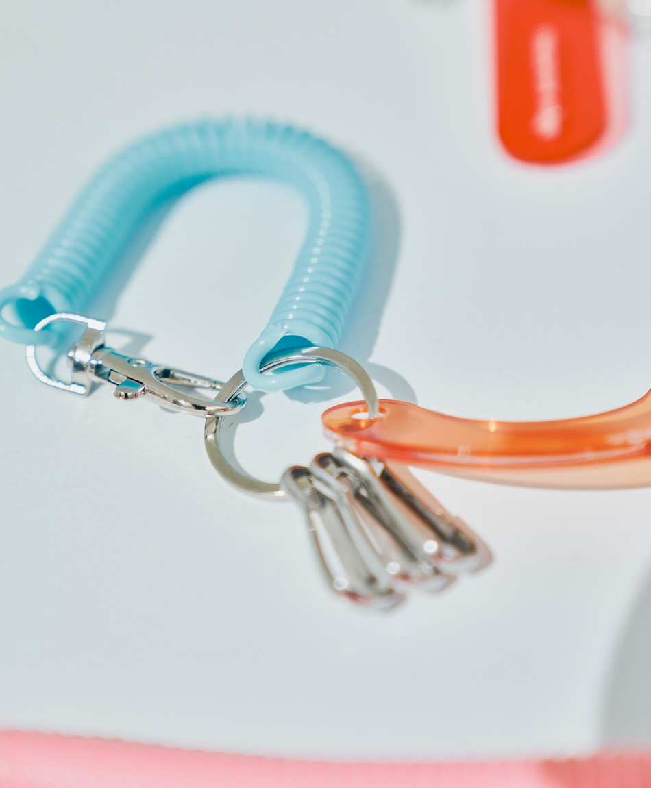 カラフルコイルキーチャーム