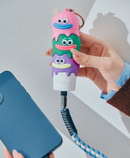 モバイルバッテリー アイスクリーム 5000mAh