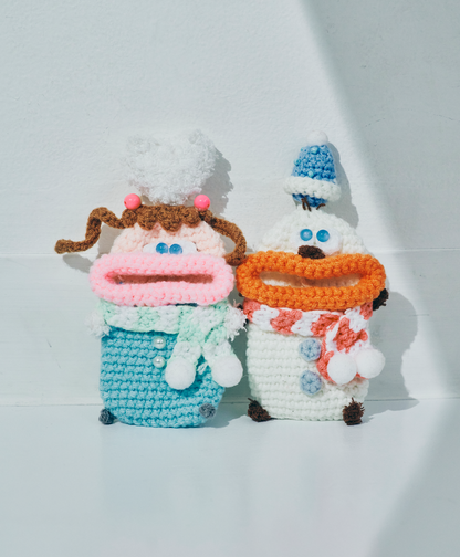 【数量限定】毛糸のキーケース 冬シリーズ