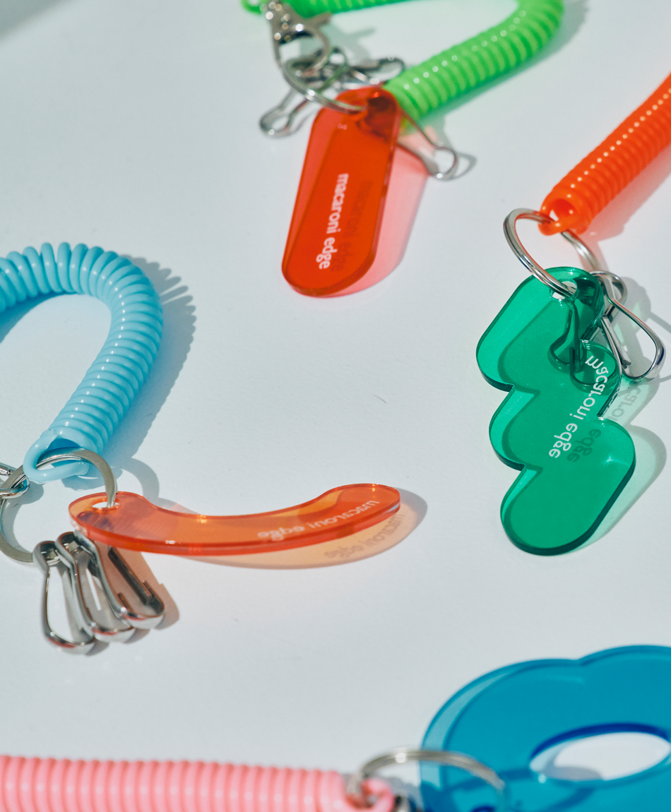 カラフルコイルキーチャーム