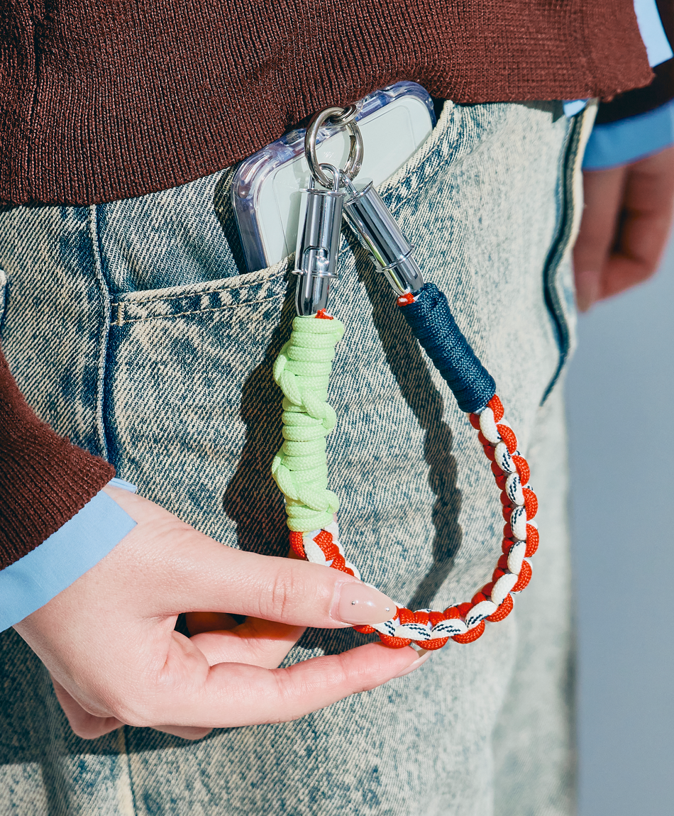 ソロモン編み ショートストラップ 〈ケーブルタイプ Type-C to C〉