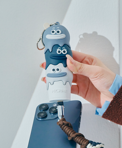 モバイルバッテリー アイスクリーム 5000mAh