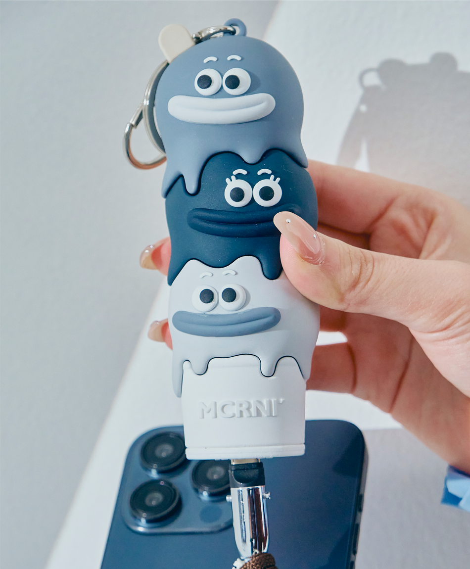 モバイルバッテリー アイスクリーム 5000mAh