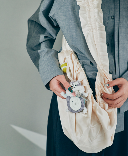 毛糸のキーケース イヌ