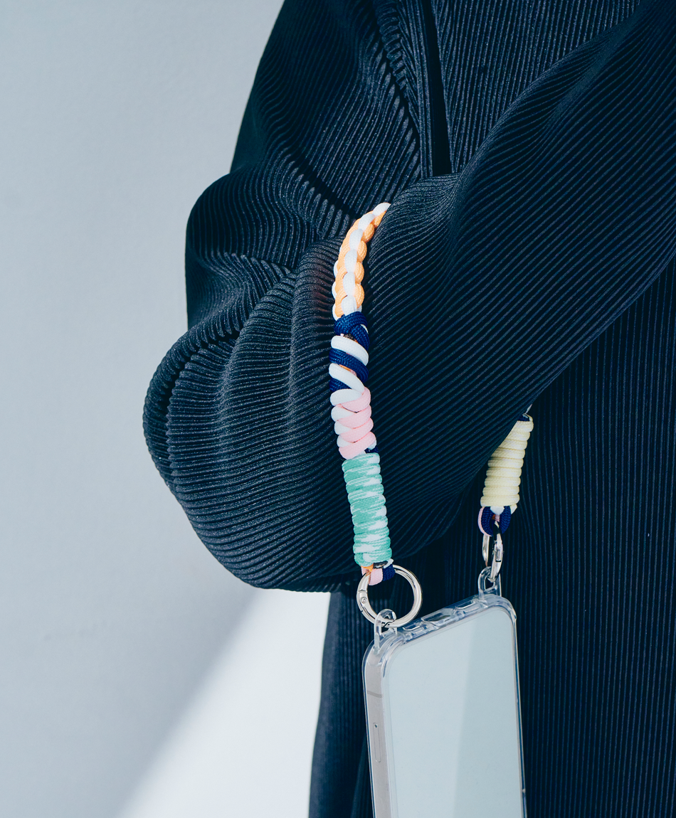 ソロモン編み ショートストラップ マルチカラー3 – マカロニエッジ