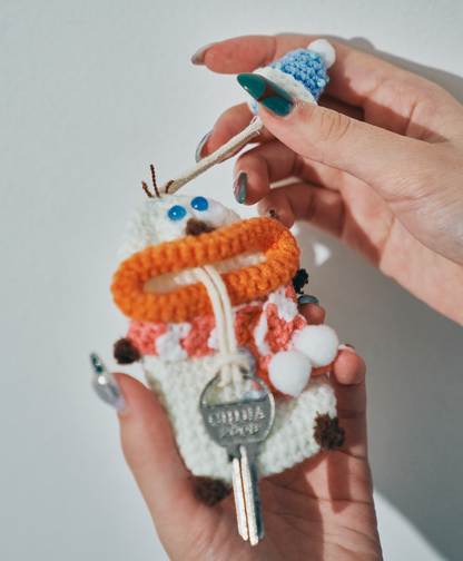 【数量限定】毛糸のキーケース 冬シリーズ