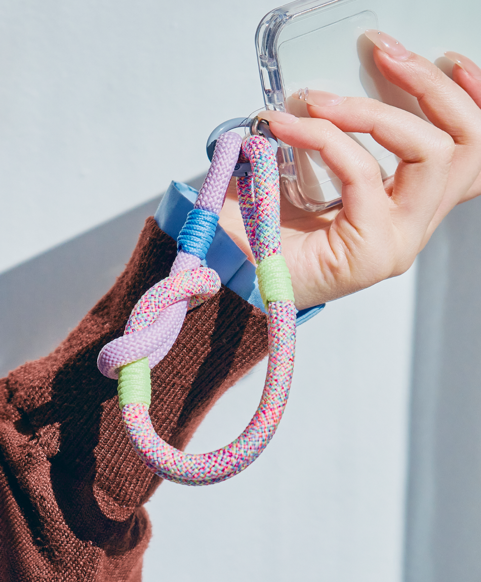 カラフルショート ストラップ 8.0mm ロープ