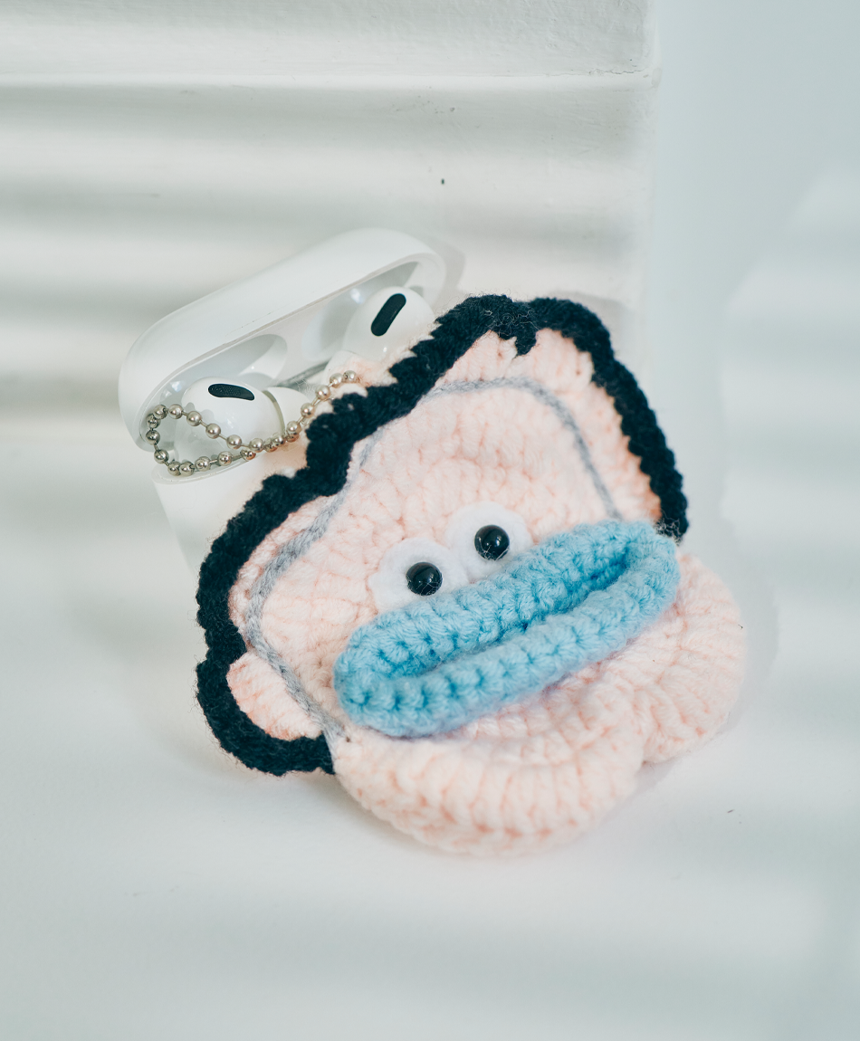 毛糸のマスコット 牡蠣ポーチ – マカロニエッジ 毛糸のマスコット 牡蠣ポーチ – マカロニエッジ