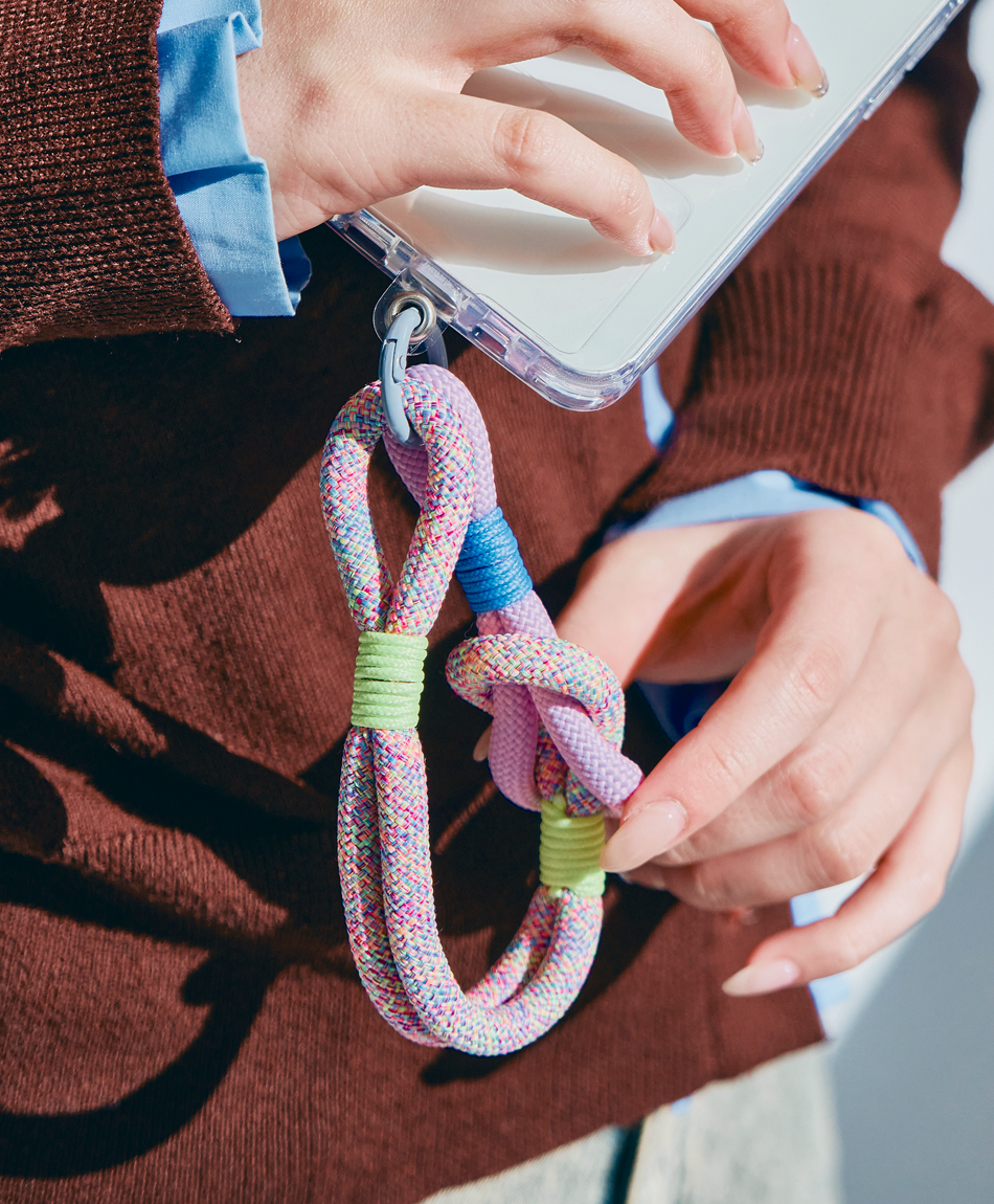 カラフルショート ストラップ 8.0mm ロープ