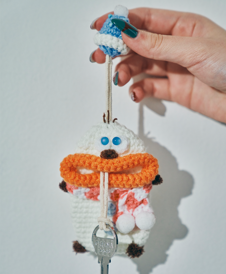 【数量限定】毛糸のキーケース 冬シリーズ